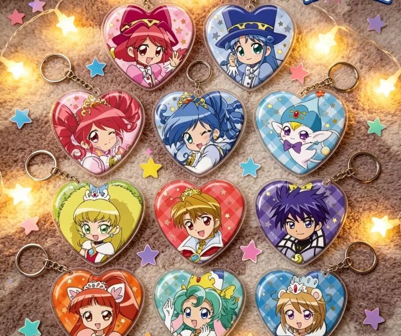 Decor Lighting Phone Number - Gantungan Kunci Akrilik Anime Putri Kembar
