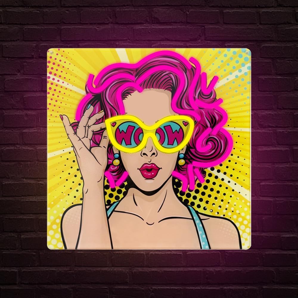 Lighting Decor Wow - Wow Lady Neon Signs untuk Dekorasi