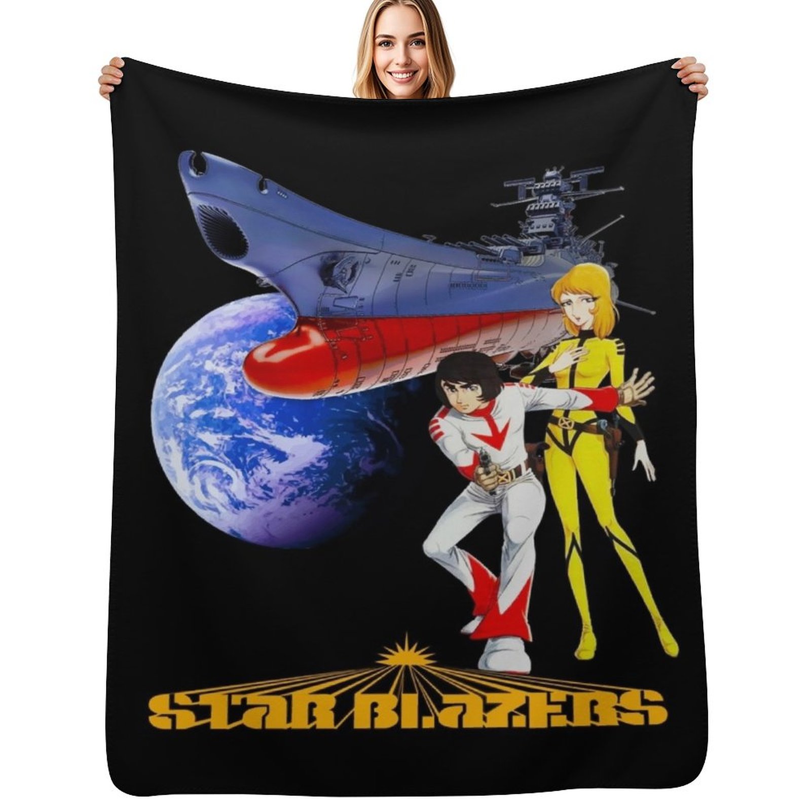 Nova Decor & Lighting Julestjerne - Kaos Klasik Star Blazers, Selimut Sofa