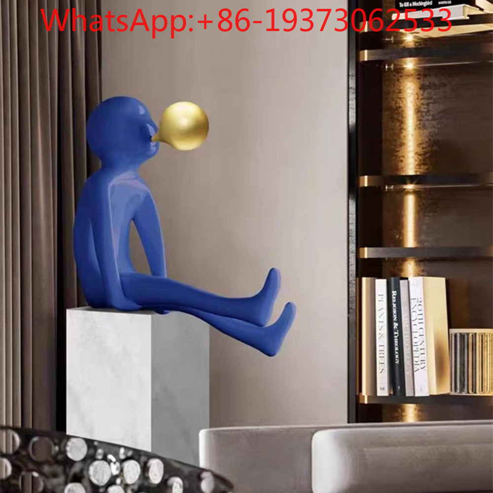 Lighting Decorative - Patung Tiup Gelembung Figur Pintu Masuk