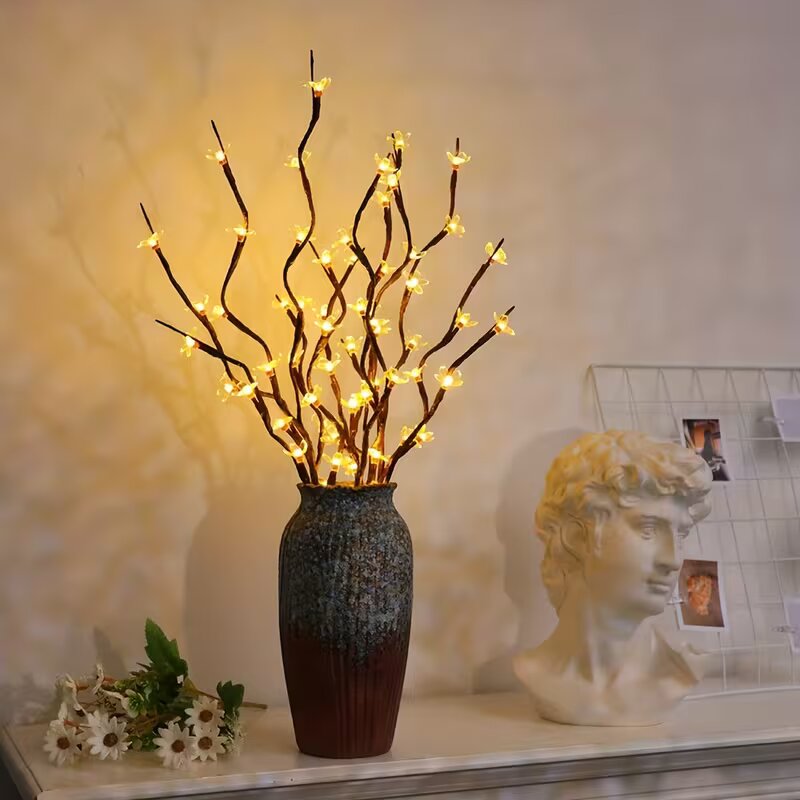 Home Lighting And Decor - 1/2 Buah 20LED Lampu Cabang Pohon