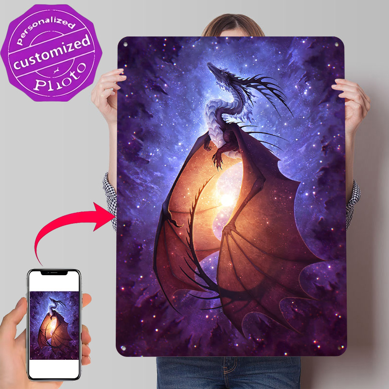 Nova Decor & Lighting Julestjerne - Poster Logam Tekstur 3D Nova, Seni