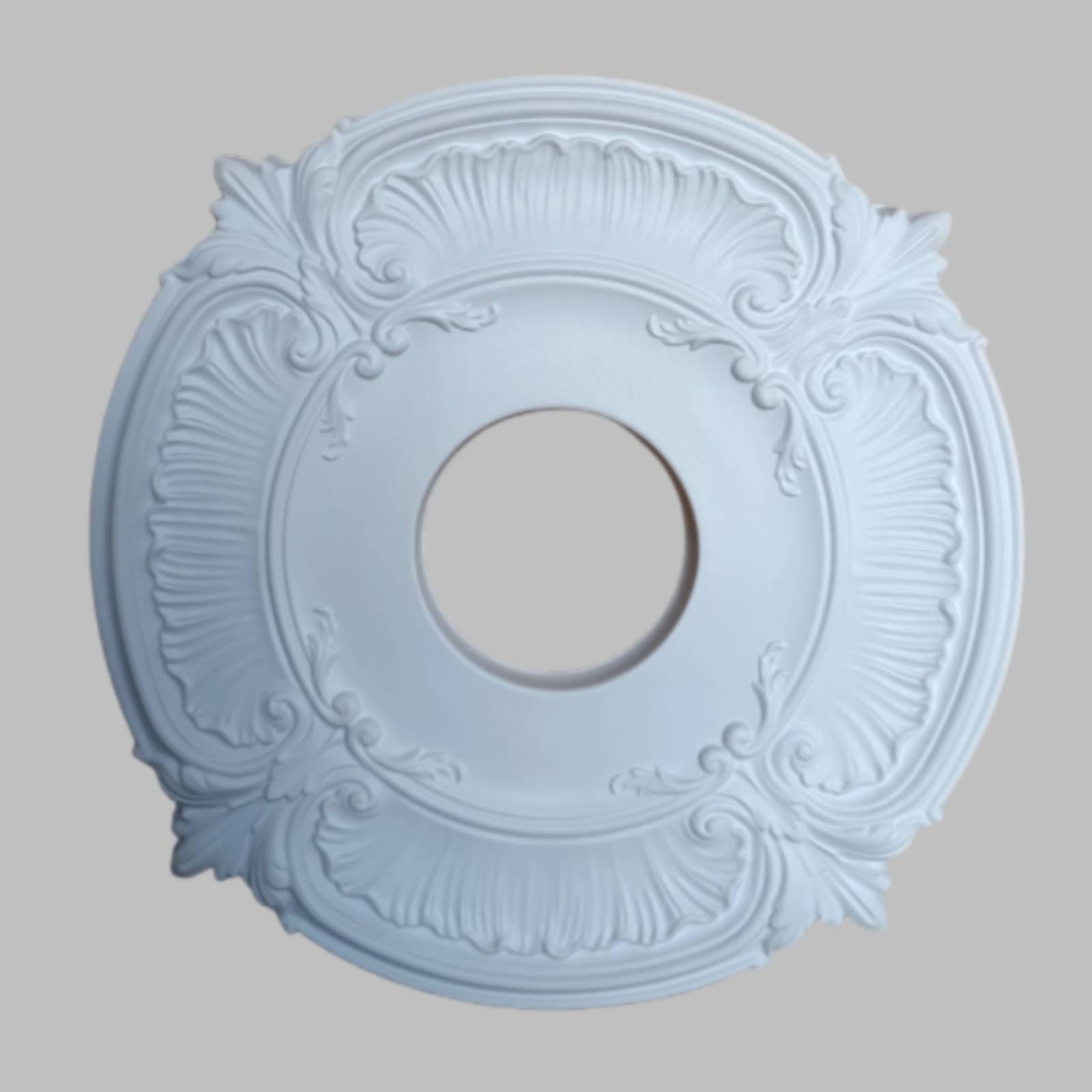 Lighting Decorative - Medali Plafon PU Bulat Desain Prancis,