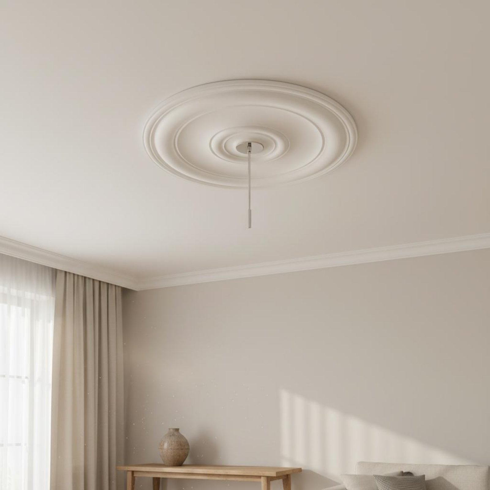 Medali Plafon Bulat Desain Ero - Lighting Decorative ulasan dan harga