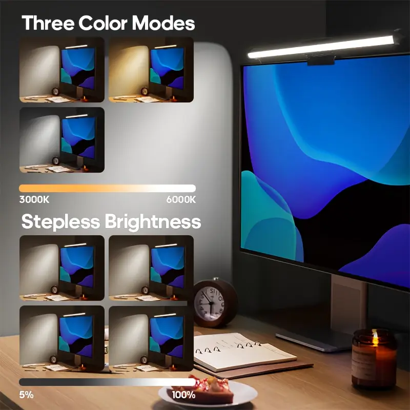 Lampu Bar Monitor RGB, Lampu M - Touch Dimmer Lamp ulasan dan harga