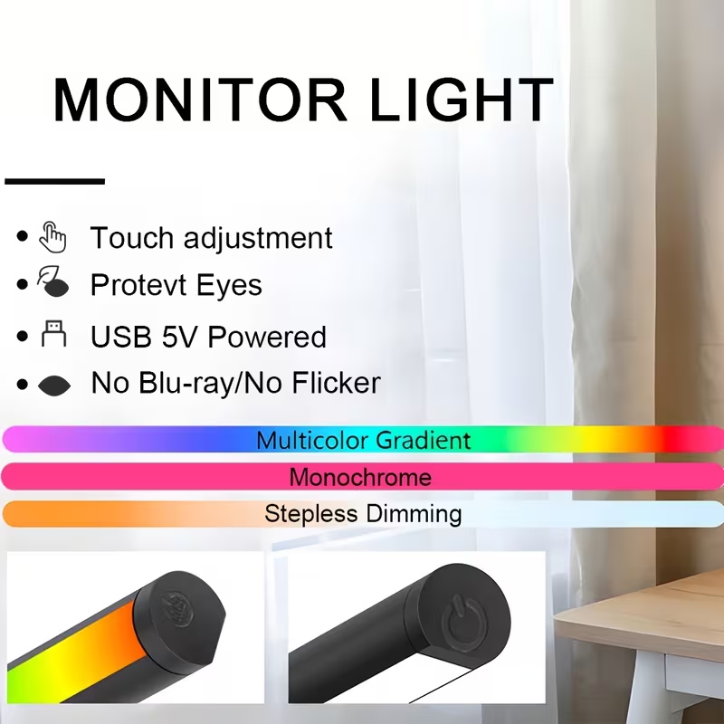 Lampu LED Bar untuk Monitor Ko - Touch Dimmer Lamp ulasan dan harga