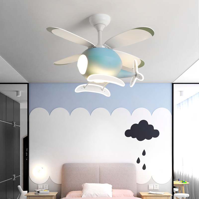 Lampu Kipas Pesawat Kartun Kre - Lighting Decorative ulasan dan harga