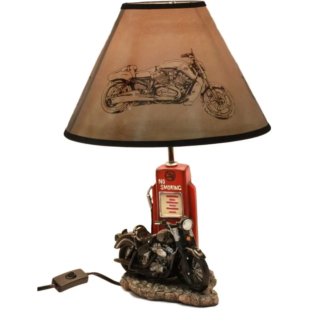 Lampu Meja Pompa Bensin Motor  - Home Lighting And Decor ulasan dan harga