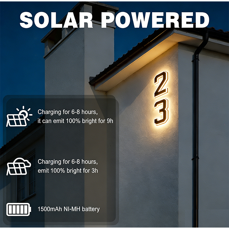 Lampu Nomor Alamat Tenaga Sury - Decor Lighting Address ulasan dan harga