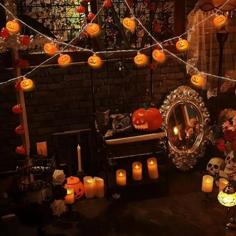 Lampu Hias Labu Halloween 20LE - String Light Outdoor ulasan dan harga