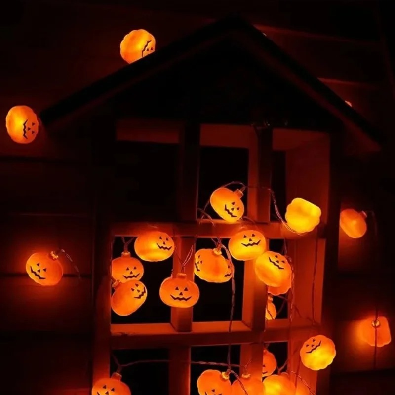 Lampu Hias Labu Halloween 20LE - String Light Outdoor ulasan dan harga
